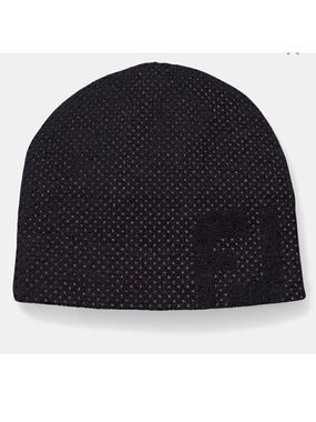 FOOTJOY Black Jacquard Knit Beanie